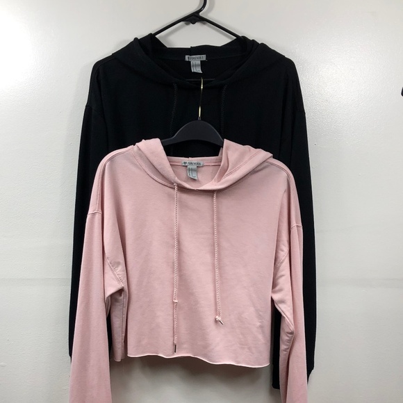 Forever 21 Tops - 2 for one low price Forever 21 cropped hoodies